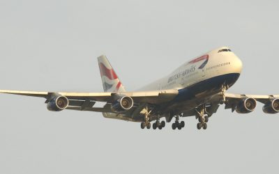 British Airways 747-400 on Finals